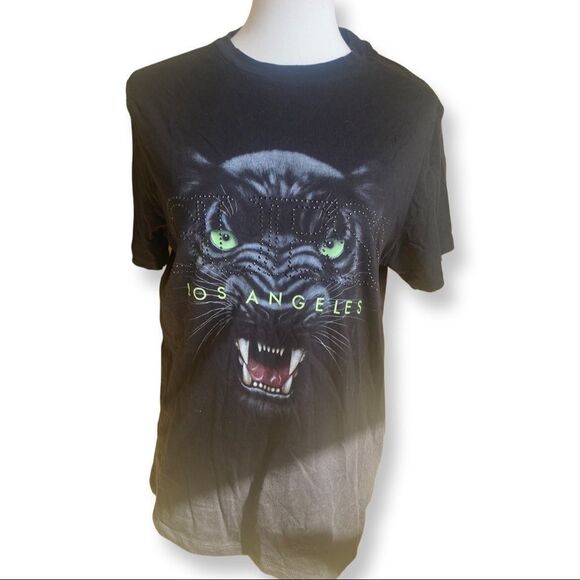 Guess Brand Black Panther T-shirt Mens Size Small - Picture 1 of 7